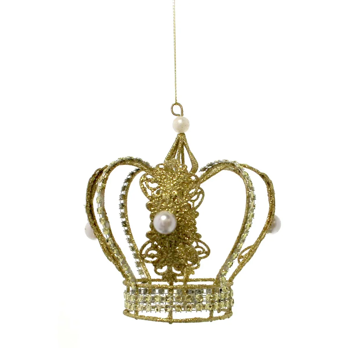 Wired Crown Ornament