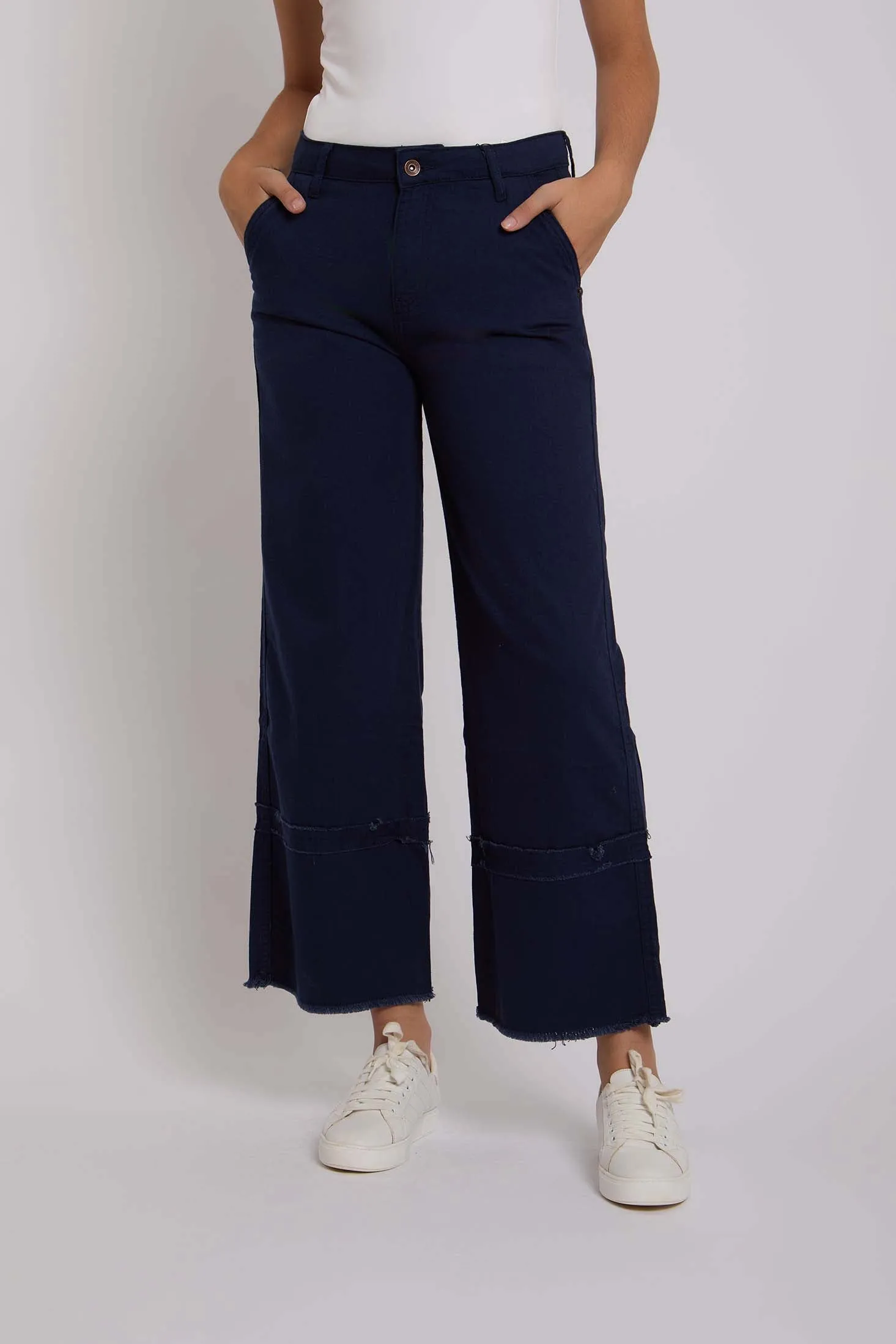 Women Pant Cargo Navy