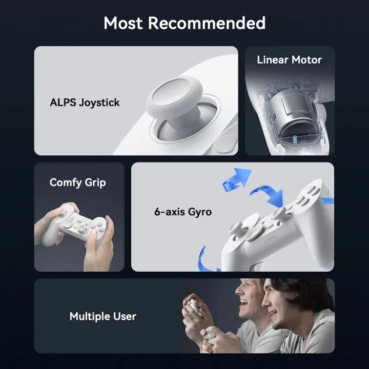 Xiaomi Gamepad Elite Edition With 6-Axis InvenSense GyroScope Wireless Controller For Android Phone Pad TV Win PC Game Bluetooth 2.4G