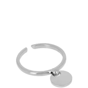 ZAG Disc Silver Ring